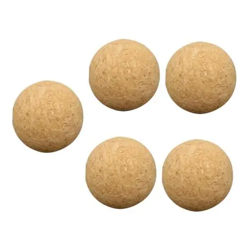 Produktbild: Veemoon Ball 5 X Offizielles Holz-Weinturnier-Zubehör Mini- Flaschenverschlüsse Tischplatte Holz Mm Interessanter Naturholz- Zubehör Für Schreibtisch Dekanter