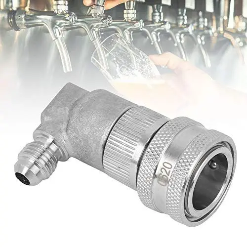 Produktbild: MFL1 4 Zoll Ball Lock Homebrew Bier Schnellverbinder Dispenser Keg Edelstahl Flüssigkeitskreis Schlauchklemme aus Edelstahl mit Widerhaken Edelstahl Ball Lock Keg Beschläge