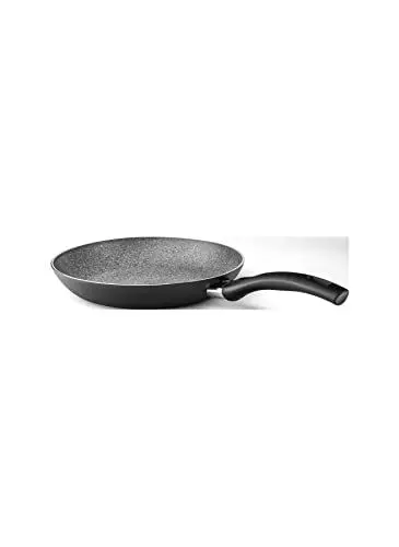 Produktbild: BALLARINI Bologna Granitium Pfanne mit Antihaftbeschichtung, Induktionsgeeignet, Mit Temperaturkontrolle, 24 cm, Aluminium, Schwarz