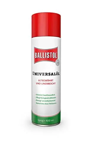 Produktbild: BALLISTOL 21810 Universalöl - Rostschutz, Schmieröl, Pflegemittel und Reinigungsmittel - 400 ml Spray