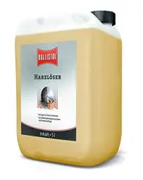 Produktbild: BALLISTOL 25425 Harz-Löser 5L Kanister – Baumharz-Entferner für Werkzeug, Ketten-Säge, Rasenmäher Heckenschere