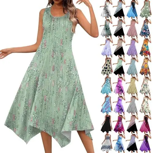 Produktbild: Ballkleider Damen Lang Cocktailkleid Damen Kleid Damen Kleider Damen Sommer Knielang Casual Outfit Damen Hoodie Kleid Damen Abendkleid Große Größen Damen Kleid Schwarz Glitzer Blau M