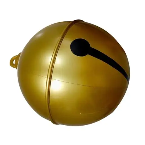 Produktbild: Ballonglocken Urlaub Hüpfburgen weihnachtliche aufblasbare Außendekoration Karnevalsballon Kugelballons PVC-Ballon Partyballon Partyzubehör Ballon für die Dekoration Golden KITANDOVE