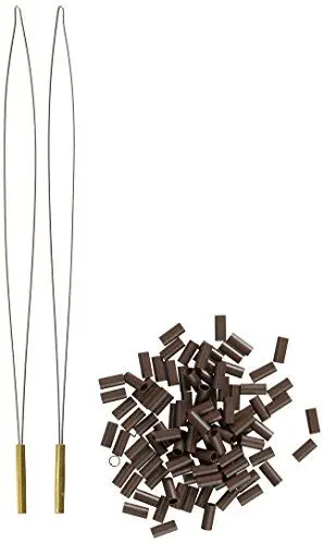 Produktbild: Balmain Micro Rings Brown 100St.