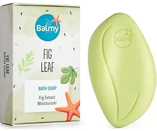 Produktbild: Balmy Seife Handseife Mit Fruchtigem Duft und Fruchtiger Hygiene Mit Feuchtigkeitscreme, Regenerativer und Erfrischender Wirkung - 110 g (Feigenblatt)