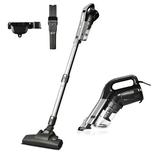 Produktbild: Balter Staubsauger mit 600W Saugleistung - Vento H3 - Handstaubsauger - Modulares Saugrohr - Beutellos - Super komfortabel und leicht - 7m Kabel - Maximale Sauberkeit (Silber)