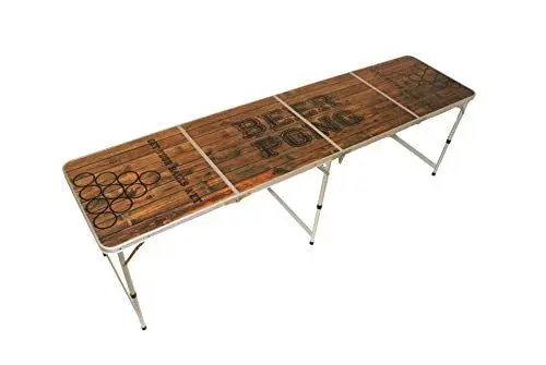 Produktbild: Baltic Pong Beer Pong Tisch, Zusammenklappbar, leicht transportabel, Zugelassen für Turniere, Alkoholspiel, für Erwachsene, 2-4 Spieler, mit Regelwerk