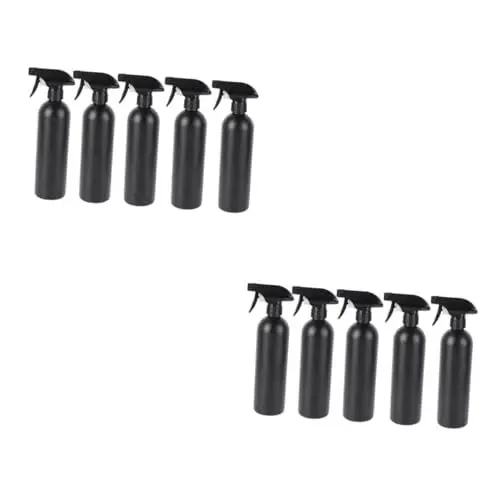 Produktbild: Baluue 10 Stk Autozubehör Sprühflasche Pflanze Nebelsprühflaschen Handseifenspender friseur sprühflasche Pumpspender küchenwage spritzflaschen waterw Waschwerkzeuge Black