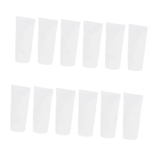 Produktbild: Baluue 12St Flaschen kosmetikbehälter Cosmetic Container Abdeckung weiches Probenröhrchen weiche Probenflasche nachfüllbare Leertube zusammendrückbarer Make-up-Behälter Sport Weiß
