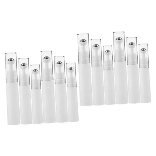 Produktbild: Baluue 12 Stk Roller-Augencreme Roll-on Flasche Roll-on- reiseflasche Roll-on-Flasche Rollkugeln für ätherische Öle Flasche für ätherische Öle Rollflaschen PP，AS Weiß