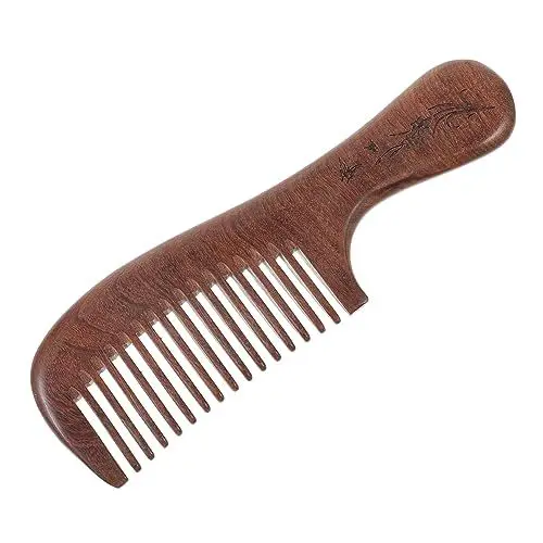 Produktbild: Baluue 1Stk Holzkamm hair treatment hair care handschutzcreme combs sonnensehel dekorative Haarkämme Haarshampoo-Bürste Kopfhautmassagegerät Retro-Kamm werkzeug Haarkamm aus Holz Bambus