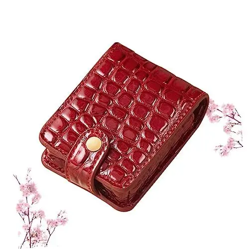 Produktbild: Baluue Make-up-organizer Kosmetiktasche Mit Spiegel Lippenstiftetui Für Damen Reise-make-up-tasche Pu-alligatormuster