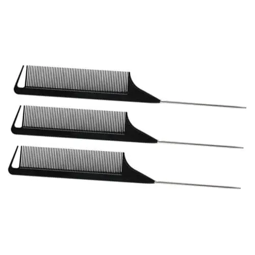 Produktbild: Baluue 1 Set Clip Friseurclips für Natürliches Feines Haar Haarstyling-clips Rattenschwanzkämme Zum Färben Schneiden Styling