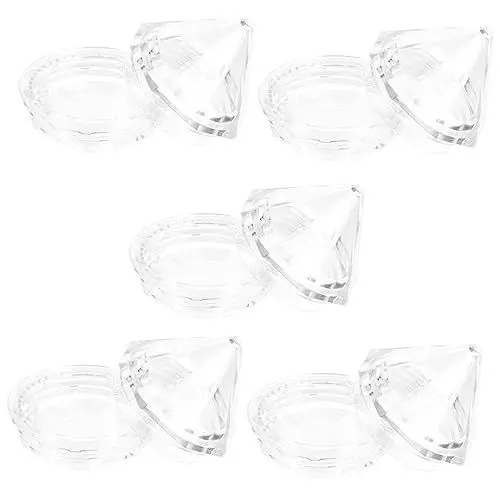 Produktbild: Baluue 2 Sätze Lidschatten Flasche Kosmetikbehälter Mini-lippenstiftbehälter Probenbehälter Kosmetikproben Cosmetic Organizer Leere Lidschattenpfanne Behälter Bilden Plastik 30 Stück * 2
