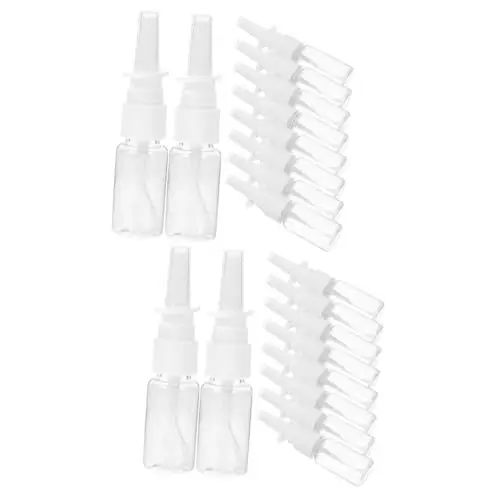 Produktbild: Baluue 2 Sätze Sprühflasche Spritzflaschen Sprühnebel Flasche Nasenspray Flasche Spruhflasche Auslaufsichere Reiseflaschen Flasche Mit Reinigungslösungen Sprüher Plastik Weiß 20 Stück * 2
