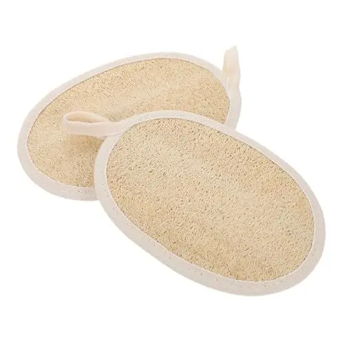 Produktbild: Baluue 2 Stücke Luffa Rückenwäscher Badetücher Robuste Badekörperbürste Zum Peeling Rücken Luffa Wischen Sanfte Massage