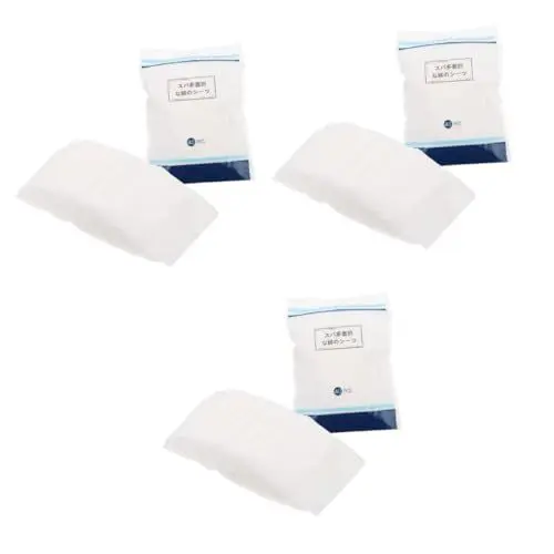 Produktbild: Baluue 3 Sätze Wattepad Für Pediküre Kosmetiktücher Aus Baumwolle Make up Pads Abschminkpads Kosmetik Gesichtsreinigungspads Werkzeug Zum Entfernen Von Kosmetika 8 Stück * 3