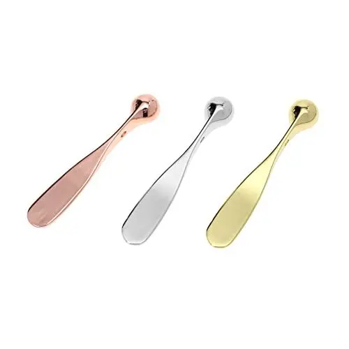 Produktbild: Baluue 3pcs Metall Make-up Spachtel Löffel Auge Creme Stick Gesichts Falten Schönheit Werkzeug Jugendliche