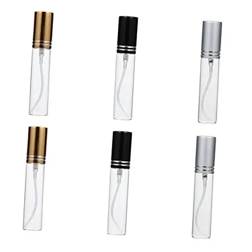 Produktbild: Baluue 4 Sätze Parfümflasche Sprühflasche Kosmetikbehälter Duftdefuser Alkbottle Parfüm Nachfüllbare Flasche Flüssigkeitsflasche Aus Glas Parfümzerstäuber Aluminium 6 Stück * 4