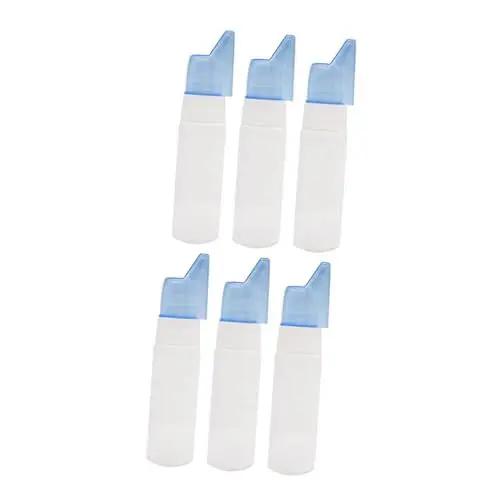 Produktbild: Baluue 5 Sätze Nasenspray Auslaufsichere Reisebehälter Sprühnebel Flasche Auslaufsichere Reiseflaschen Fläschchen Flasche Leere Flaschen Reisende Flaschen Spender Abs Weiß 6 Stück * 5