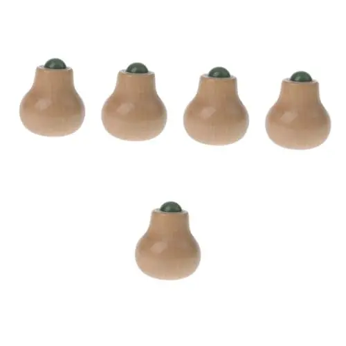 Produktbild: Baluue 5st Massagerolle Roller Für Die Augen Hautpflege-must-haves Werkzeug Für Gesicht Massage-gesichtswerkzeug Roller Für Ihr Gesicht Hautpflege-essentials Gesichtsroller Hölzern