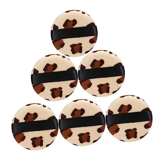 Produktbild: Baluue 6stücke Groß Flauschig Kosmetik Puderquaste Runde Make-up Puff Kosmetische Puder Gesichtspuder Für Foundation Creme Puder