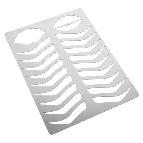 Produktbild: Baluue Augenbrauenschablone Augenbrauenzeichnungsschablone Augenbrauenformungsschablone Lippenschablone Augenbrauenzeichnung Augenbrauenschablone Augenbrauen Übungswerkzeug