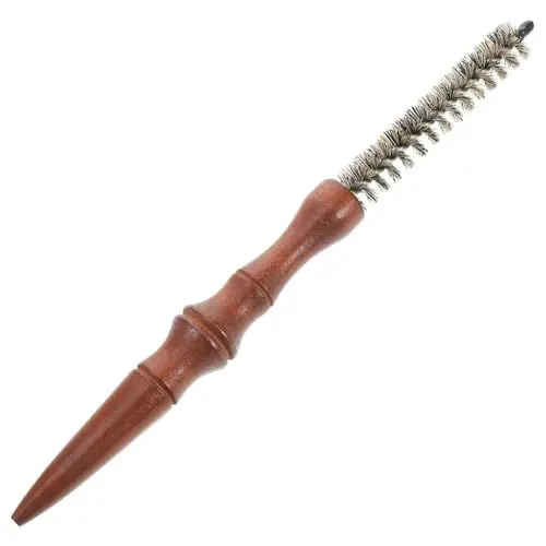 Produktbild: Baluue Kleine Runde Rollenbürste Für Kurzes Haar Hitzebeständige Föhn-rollenbürste Lockenbürste Für Damen-haarstyling Tragbare Bürste Mit Präzisionsschweif