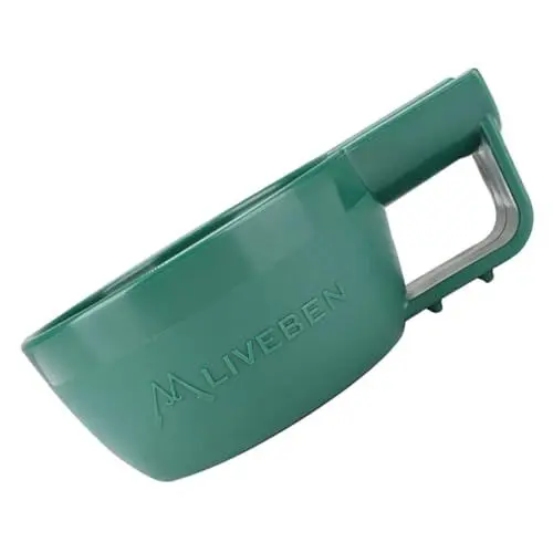 Produktbild: Baluue Liwuben Rasierschaum-Schaumschale Fänger goldene Schale Rasierausrüstung Fase kunststoffpaletten trifle schüssel Rasierbehälter aus kleine Seifenschale pp Green