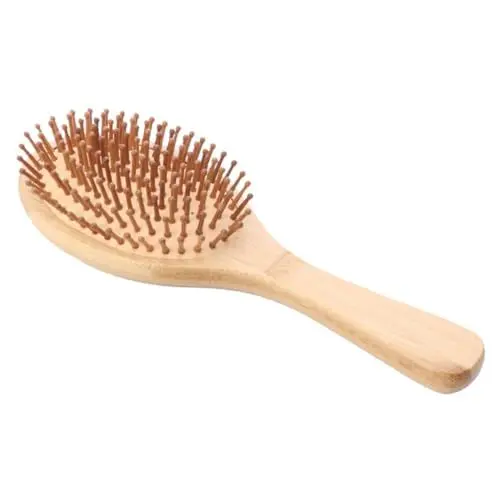 Produktbild: Baluue Massagekamm Aus Bambus Antistatisch Entwirrungsbürste Haar Massager Für Damen Herren Mit Design Für Sanfte Kopfhaut Massage