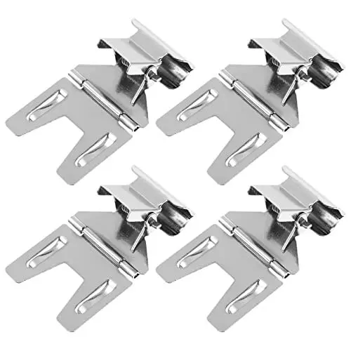 Produktbild: Baluue Preisanzeige 4 Klemmclips Metall Brotst?nderhalter Schild Tragbarer Clip - Obstladen- Etikettenst?nder - Supermarkt Einzelhandel Lebensmittel Kuchen Schüsselclips