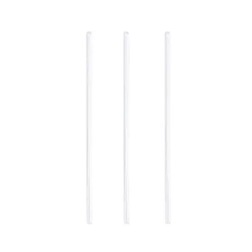 Produktbild: Baluue Rührstäbchen 10 Stück Rührstäbe aus Glas Glasstab 20cm für Labor Schule Kaffeerührer/Getränkerührer, Beidseitig Nutzbar
