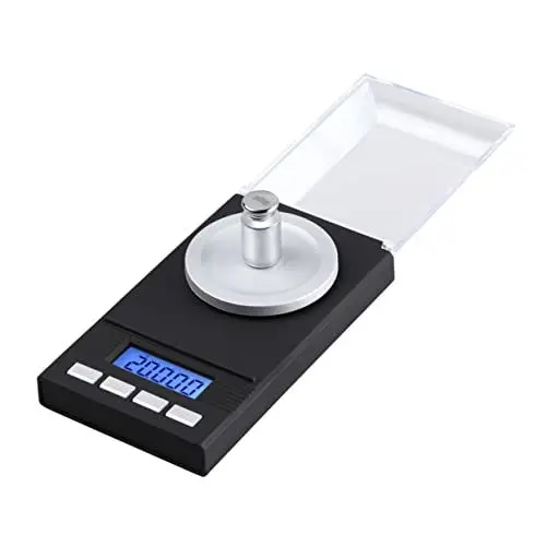 Produktbild: Baluue Schmuckwaage Digitale Paketwaage 0001 Gramm Präzisionswaage Schmuckwaage Tasche Elektronische Waage Schwarze Erdtöne Digitale Schmuckwaage