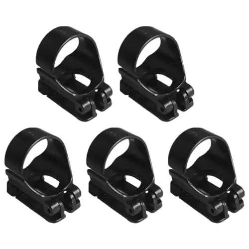 Produktbild: Baluue Scuba Dive Universal Kunststoff Clip Schnorchel Keeper Rohrhalter 5 Stück Scuba Tauchen Tauchen Schnorcheln Schnorchel Maskenband Keeper Halter Clip Retainer Teil Zubehör