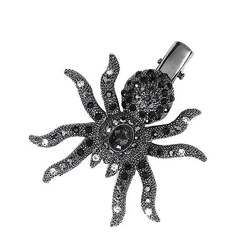 Produktbild: Baluue Haarspange mit Glitzernden Strasssteinen Spinne für Teenager-mädchen Top-clip für Haare Halloween-party-accessoire