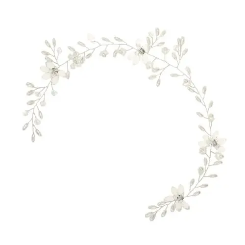 Produktbild: Baluue Luxus Braut Kristall Blume Stirnband Haarband Für Frauen Haar Zubehör Hochzeit