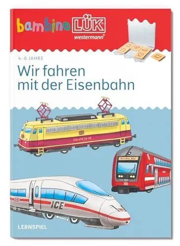 Produktbild: bambinoLÜK: 4/6 Jahre Wir fahren mit der Eisenbahn (bambinoLÜK-Übungshefte: Kindergarten)