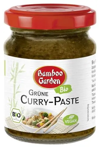 Produktbild: Bamboo Garden Bio Curry Paste grün, 125 g (Verpackungsdesign kann abweichen)