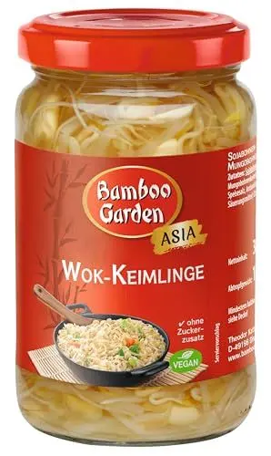 Produktbild: Bamboo Garden Wok-Keimlinge, 330 g, Abtropfgewicht 180 g (Verpackungsdesign kann abweichen)