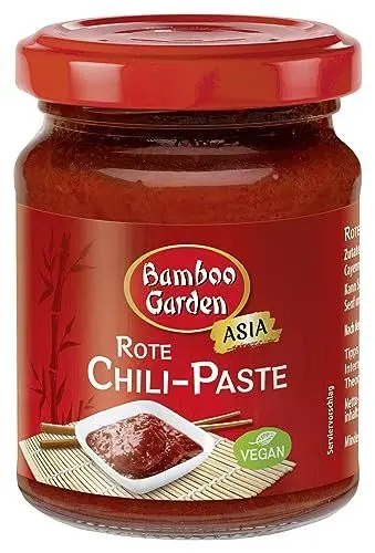 Produktbild: Bamboo Garden - Rote Chili Paste , Scharfe Note für Saucen, Marinaden und Asia-Gerichten aller Art , 1 x 125 g