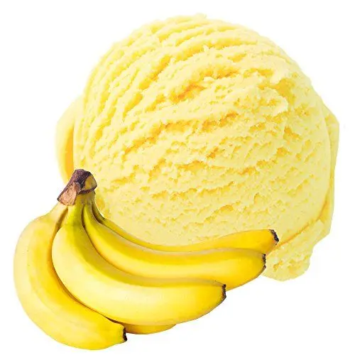 Produktbild: Banane Geschmack 1 Kg Gino Gelati Eispulver für Milcheis Softeispulver Speiseeispulver