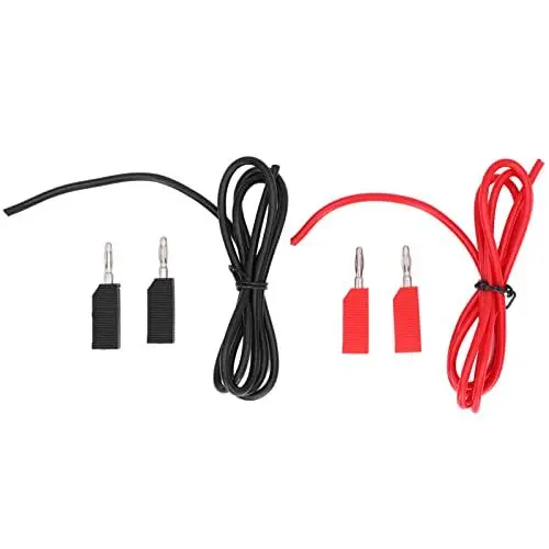 Produktbild: Bananenstecker-Messleitung, Messing-PE-Multimeterleitungen, Elektrisches Prüfkabel, für Elektrische Projekte, Spannungsprüfer, Autobatterien 4 Mm