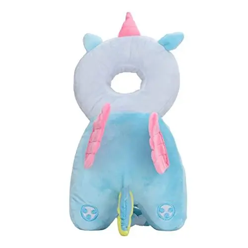 Produktbild: banapoy Baby-Kopfschutz-Rucksack, PP-Baumwoll-Füllung Kleinkind Fallschutz Kissen mit verstellbarem Gurt für Baby Walking Crawling, Niedliches Baby-Kopfschutzkissen, Reduziert den