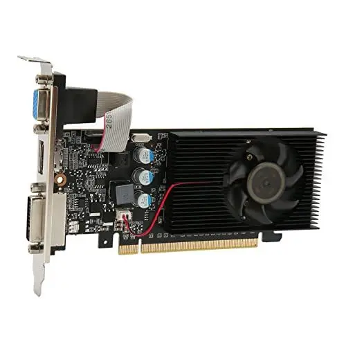 Produktbild: Banapoy Gaming-Grafikkarte, 1 GB GDDR3 64-Bit, PCI Express 2.0, HDMI DVI VGA für Desktop-Computer-GPU