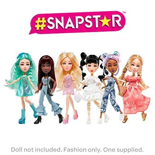 Produktbild: BANDAI – #SnapStar – Outfits & Fashion-Accessoires für #SnapStar Ankleidepuppen, 23 cm – Accessoires zur individuellen Gestaltung der Puppen