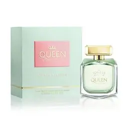 Produktbild: Banderas Perfumes – Queen of Seduction – Eau de Toilette für Damen – Romantischer, charmanter und frischer Duft – Blumig mit maritimen Noten – Ideal für tagsüber – 80 ml