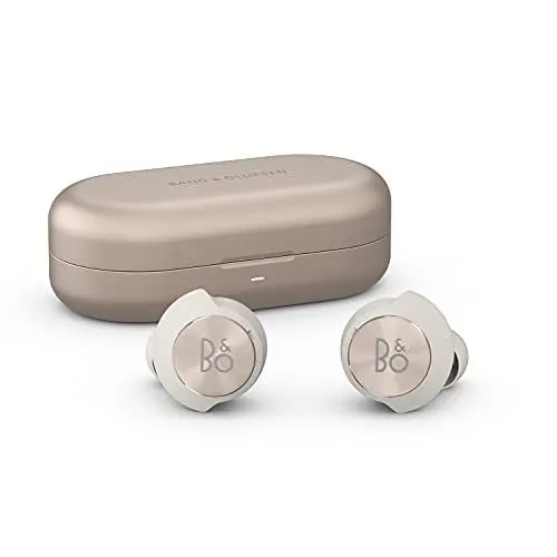 Produktbild: Bang & Olufsen Beoplay EQ - Kabelloser Bluetooth In-Ear Active Noise Cancelling Kopfhörer mit 6 Mikrofone, 20 Stunden Akkulaufzeit, Leichte Kopfhörer mit USB-C Kabel and Alu-Ladebox - Sand