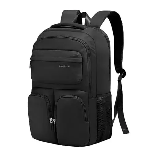 Produktbild: BANGE Laptop-Rucksack 15,6 Zoll - Casual Business Daypack für Schule, Reisen, Arbeit und Camping - für Männer und Frauen