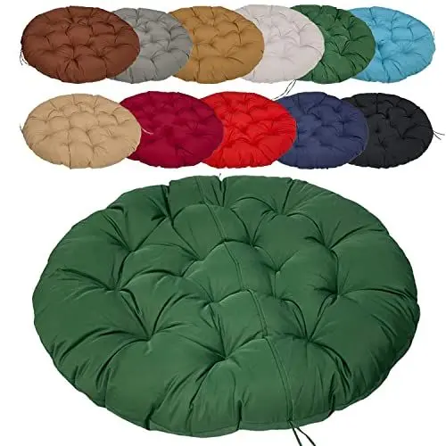 Produktbild: Bankkissen 110 cm, festes Sitzkissen, maschinenwaschbar, gemütliche Gartenkissen und Bierbankkissen – dunkelgrün