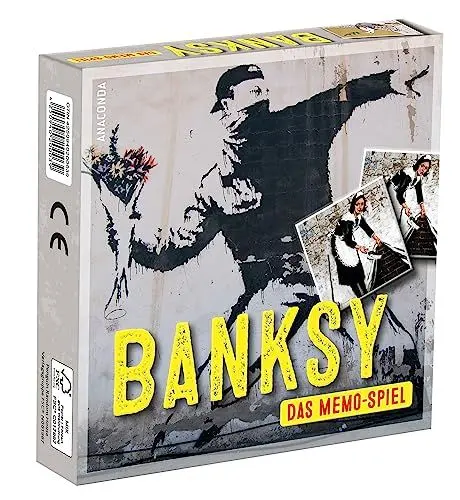 Produktbild: Banksy – Das Memo-Spiel: Memo-Spiel mit 40 Spielkarten im Spielkarton
